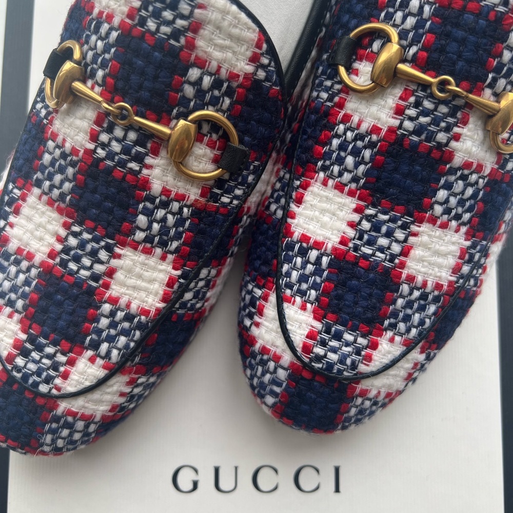 Woman’s Gucci Tweed Loafer